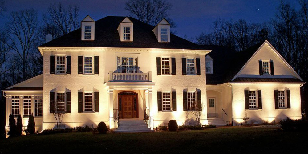 Residence with special lighting
